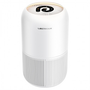 Liectroux TR-8080 Air Purifier for Home Allergies Pets Hair in Bedroom, H13 True HEPA Filter, 23db Filtration System Cleaner, Odor Eliminators, UV-C Light, Remove 99.97% Dust Smoke Mold Pollen