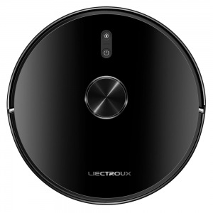 Robot Vacuum Cleaner Liectroux X6, Laser Lidar Navigation, Wet and Dry Combo, 6500pa Suction,Multi-Floor Map, Y Shape Wet Mopping, Turbo Carpet Cleaning, APP No-Go Zone, Selective Area, Breakpoint Resume, Multi-language voice prompts, Works with Alexa & Google Home