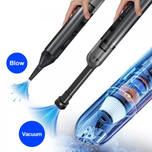 Car Vacuum Cleaner & blower Portable Cordless Liectroux i5, 12000PA Strong Suction,H12 HEPA Filter,2500mAh Battery,Max.35mins Working, Wireless Handheld Stick Vacuum Cleaner for Car, Home, Office, Pet, Aluminum Alloy Body, Over 500 Hours Extra Long Service Life